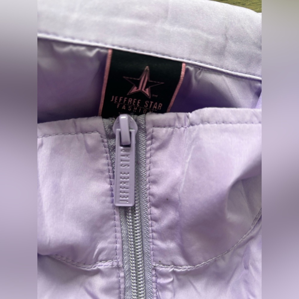 Jeffree Star lavender windbreaker jacket size medium - Picture 3 of 6